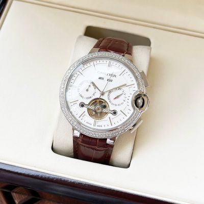 Ballon Bleu De Cartier Men 44*12mm 316L Steel Mineral Glass Business Watch